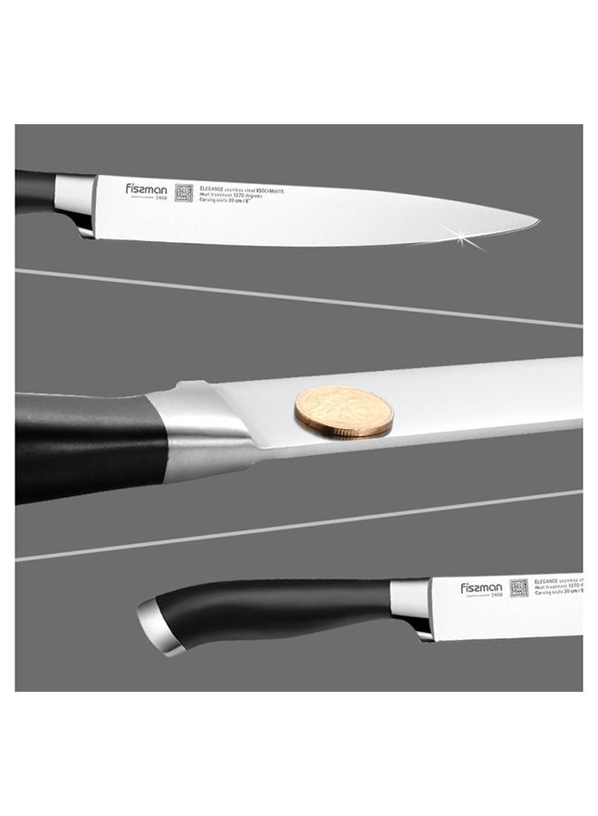 Fissman 8'' Carving Knife Elegance X50crmov15 Steel - Image 3