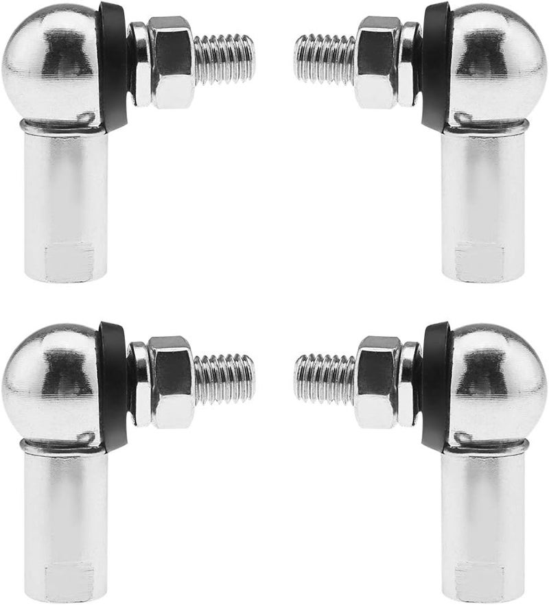 Micro Traders 4Pcs Angle Linkage Ball Joint Kit, with Spring Clip Dust Seal CS DIN 71802 Gear Linkage Replacements M6 (LH and RH) - Image 1