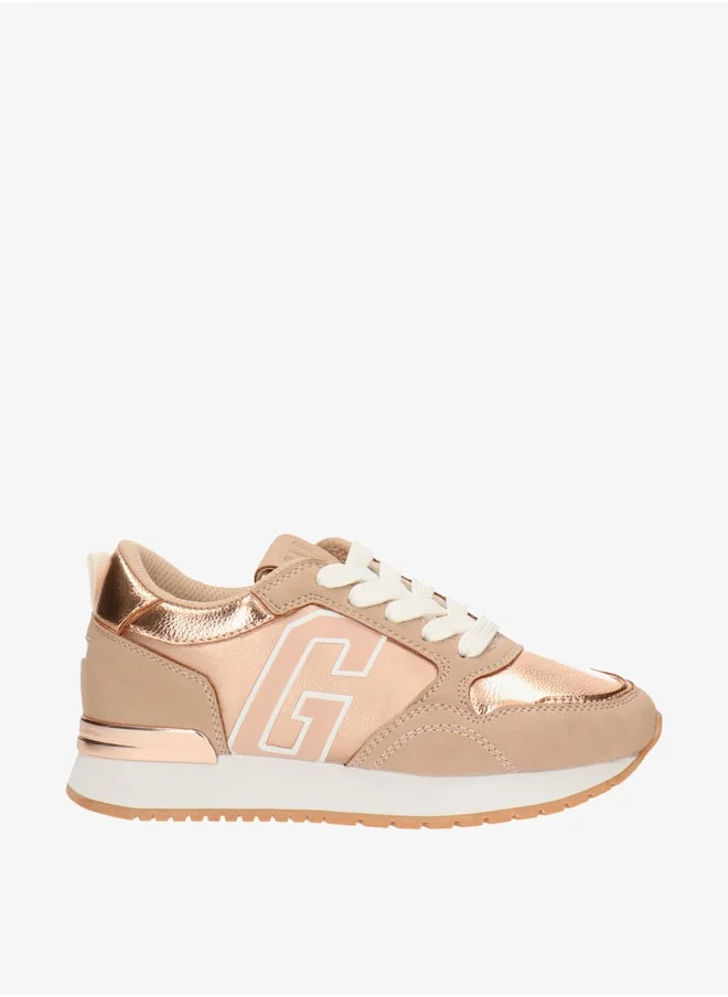 جاب Girls' Panelled Lace-Up Sports Shoes