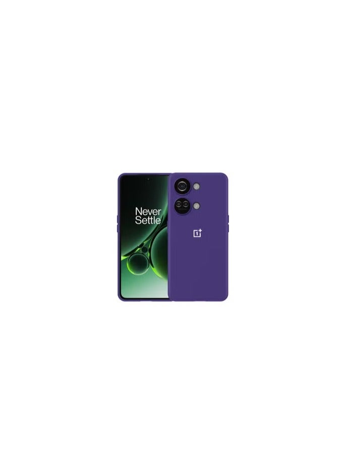 CATANES OnePlus Nord 3 Case Silicone Cover Soft and Durable Comfortable to Grip Soft Flexible Rubber Protective Case Purple - Image 1