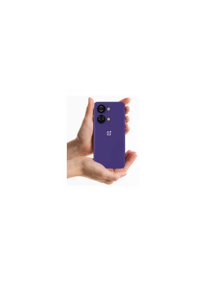 CATANES OnePlus Nord 3 Case Silicone Cover Soft and Durable Comfortable to Grip Soft Flexible Rubber Protective Case Purple - Image 2