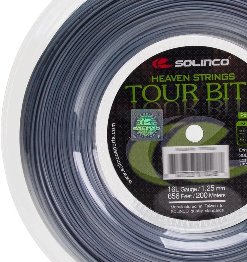 Solinco Tour Bite Tennis String Reel - 1.25 mm, Silver - Image 2