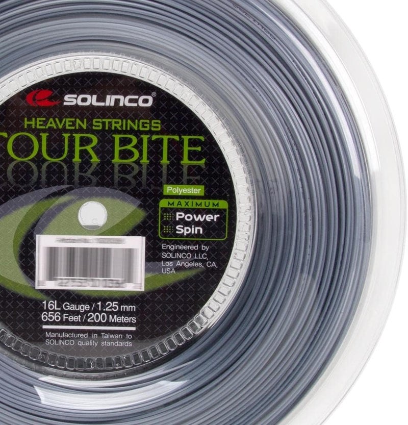 Solinco Tour Bite Tennis String Reel - 1.25 mm, Silver - Image 3
