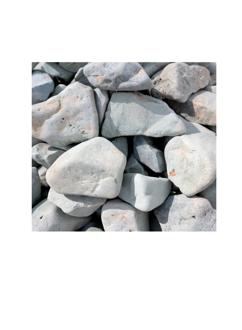 KNP Green River stone Natural Garden Material 3-5 cm 10 kg - Image 1