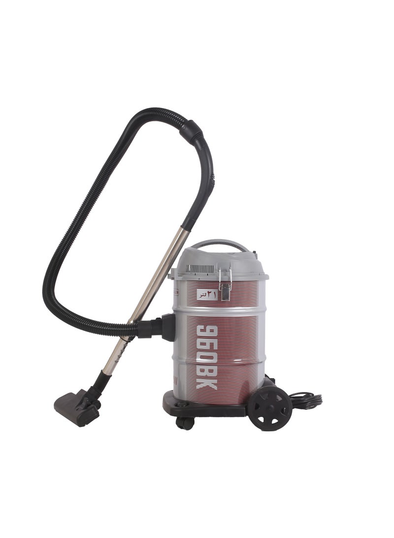 General Goldin 21 Lt 1800 W Vacuum Drum Cleaner. Silver - Image 1