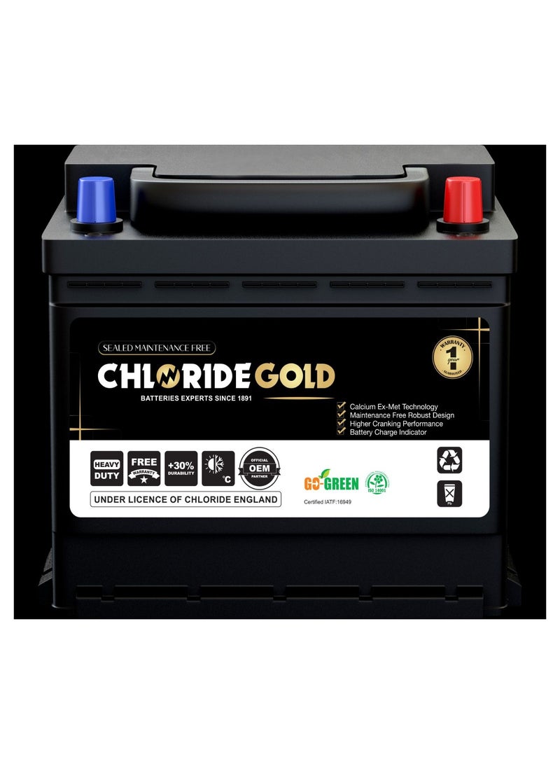 CHLORIDE Car battery TD 70-R 12V 62AH