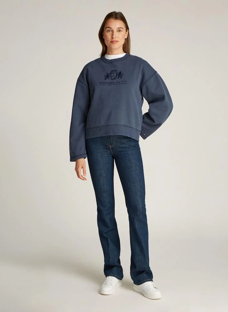 TOMMY HILFIGER Graphic Crew Neck Sweatshirt