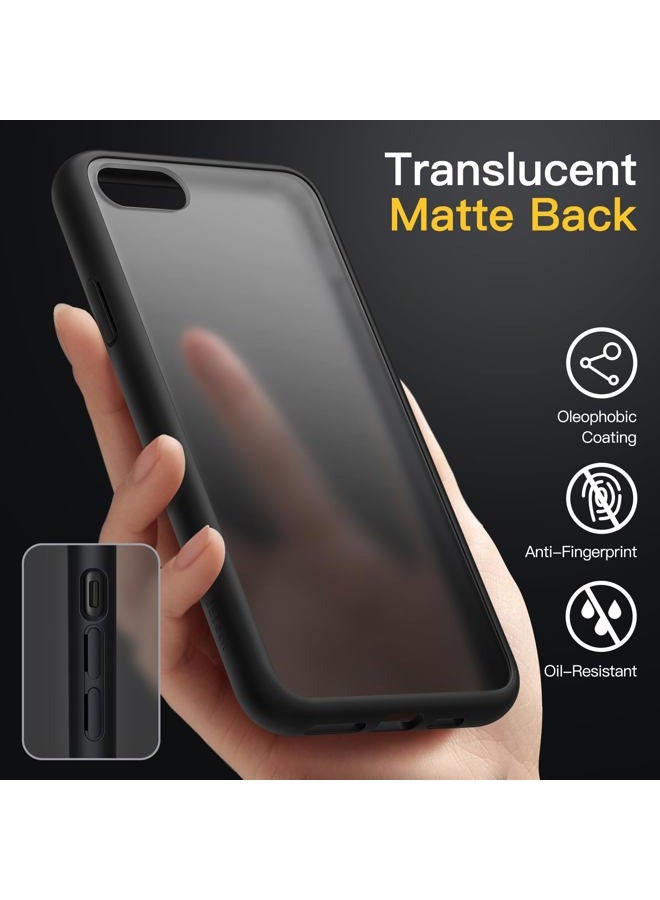 Jetech Matte Case for iPhone SE 3/2 (2022/2020), iPhone 8/7, 4.7-Inch, Shockproof Military Grade Drop Protection, Frosted Translucent Back Phone Cover, Anti-Fingerprint (Black) - Image 4