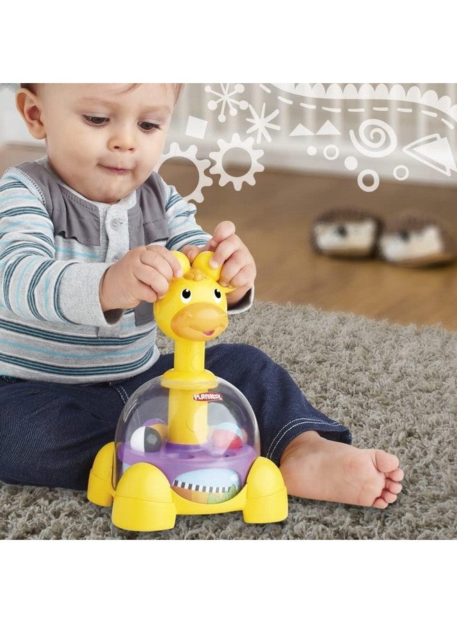 PLAYSKOOL Playskool Tumble Top Spinning and Popping Baby Toy for 1 Year Olds and Up [Amazon Exclusive] - Image 4