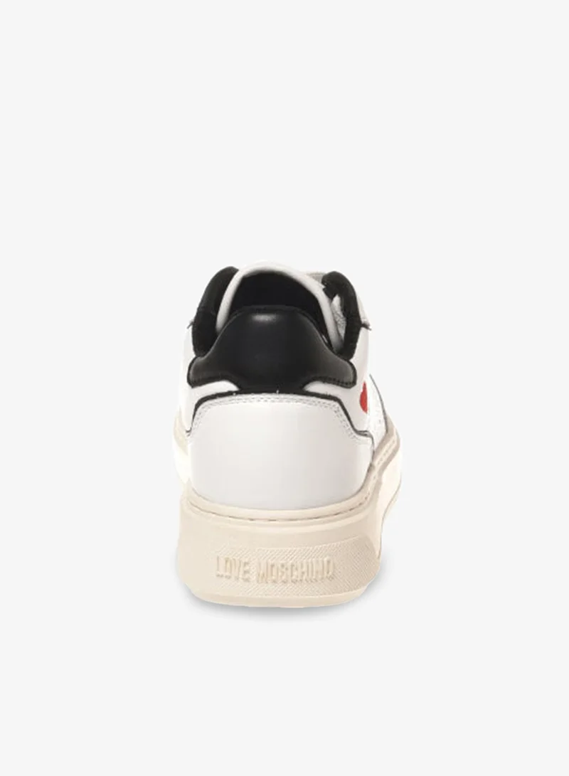 Love Moschino Lace Up Low Top Sneakers