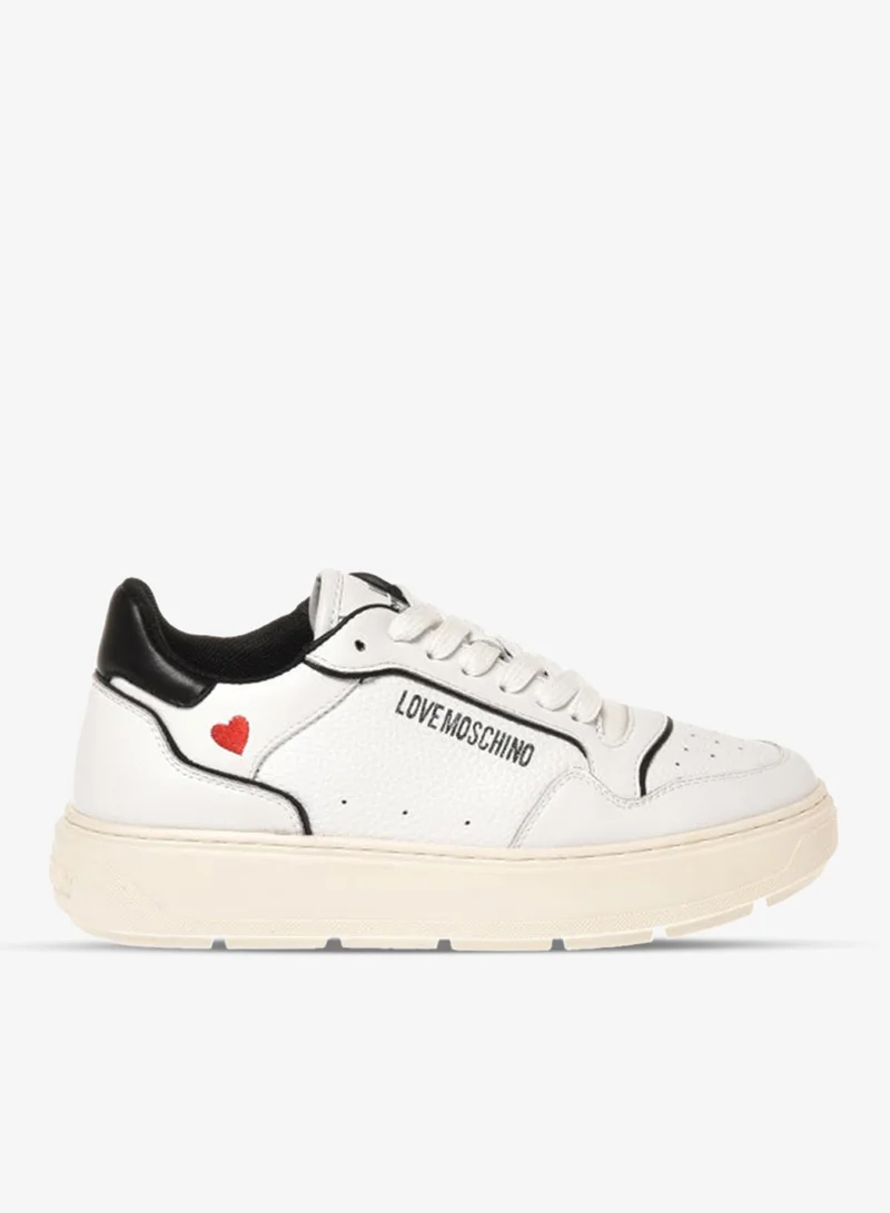 Love Moschino Lace Up Low Top Sneakers