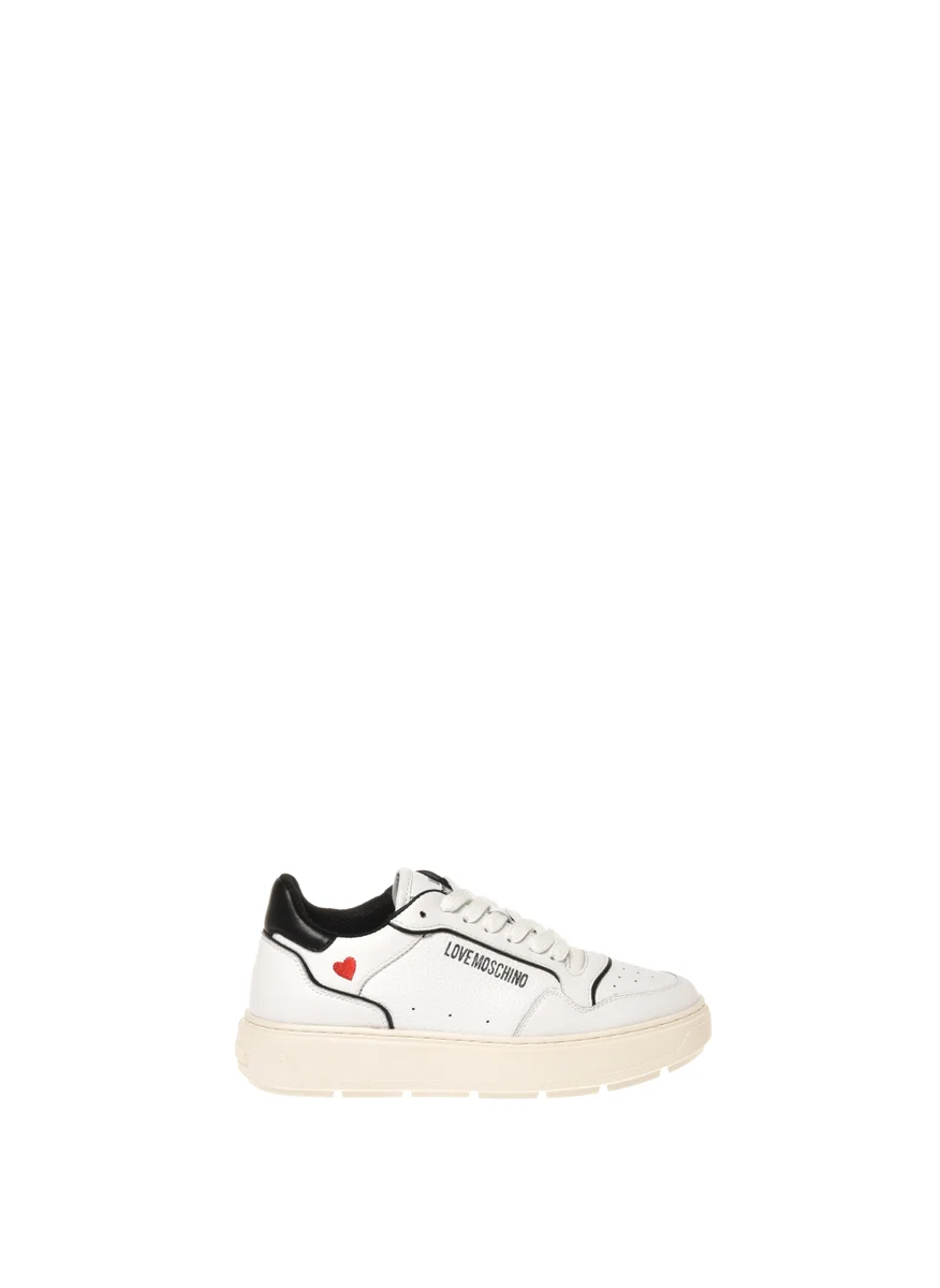 Love Moschino Lace Up Low Top Sneakers