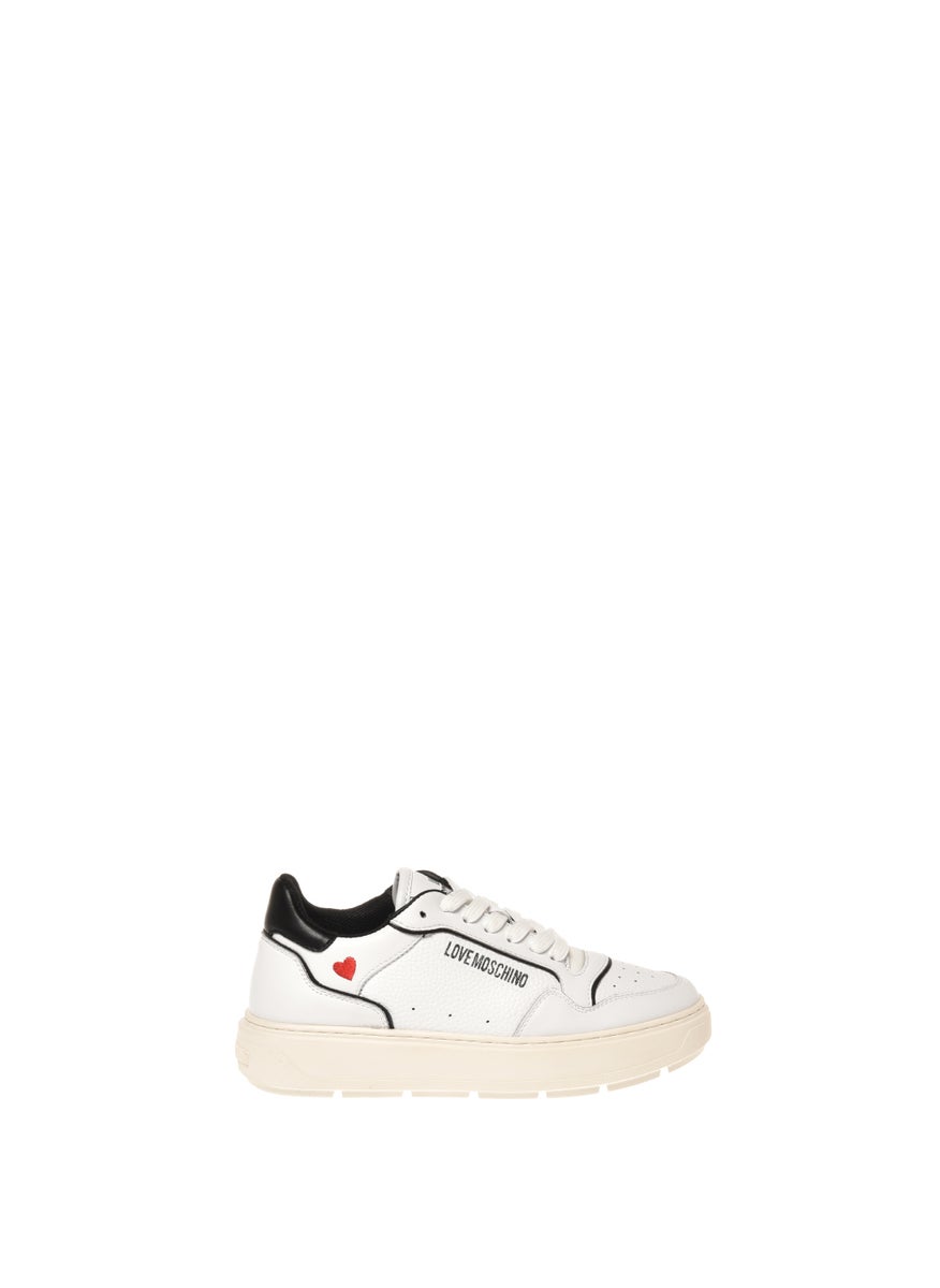 Love Moschino Lace Up Low Top Sneakers  - Image 1