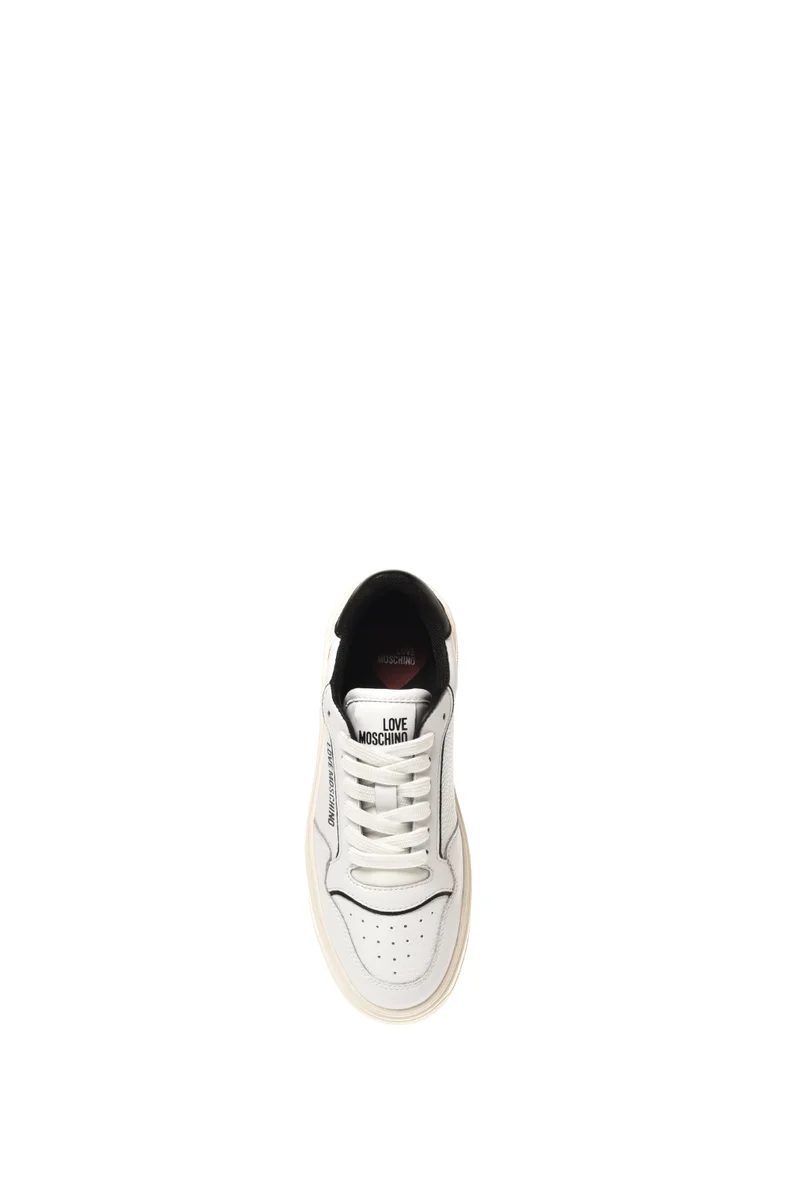 Love Moschino Lace Up Low Top Sneakers