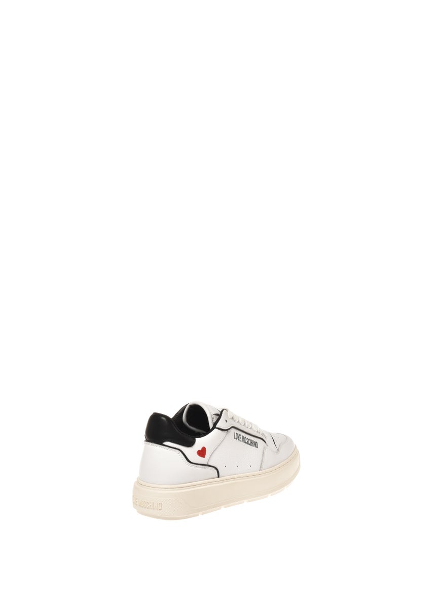 Love Moschino Lace Up Low Top Sneakers  - Image 3