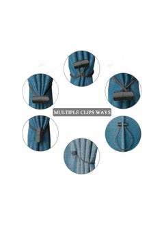 The Bros Magnetic Curtain Tiebacks Clips, 2 Pieces, Strong Magnetic Curtain Buckles, Decorative Curtain Holdbacks for Window Treatment, Home Office  - Image 4