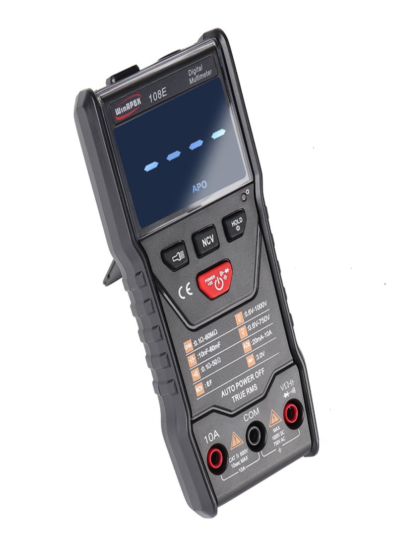WinAPEX 108E 6000 Counts Automatic Scanning True RMS Digital Multimeter Automatic Identification Test AC/DC Voltage Current Resistance Continuous Measurement with LCD Reverse Screen - Image 1
