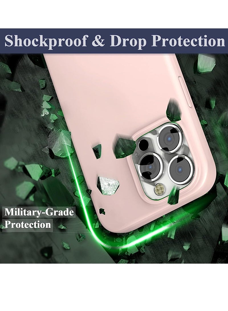 Silicone Case for iPhone 14 Pro, Compatible with iPhone 14 Pro Liquid Silicone Gel Rubber Slim Shockproof Protective Phone Case with Soft Anti-Scratch Microfiber Lining - Image 4