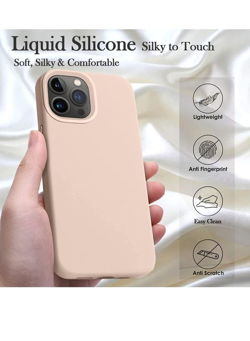 Silicone Case for iPhone 14 Pro, Compatible with iPhone 14 Pro Liquid Silicone Gel Rubber Slim Shockproof Protective Phone Case with Soft Anti-Scratch Microfiber Lining - Image 2