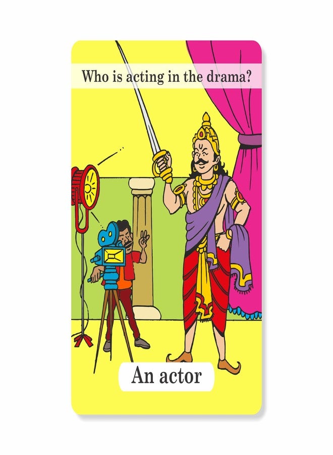 Brainy Bug Resources Language Learning Flashcards | 60 Action Words (Audio-Enabled via App) | 30 Answer ‘Who?’ Questions - Learn Important Jobs | Spoken English | Special Needs - Image 3