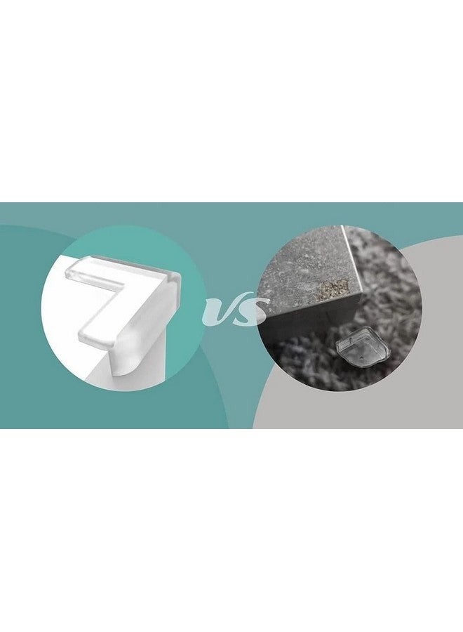 MARUTI Silicon Corner Protector for Sharp Edges, Table Corners Protector for Kids, Bed Corners Protector for Furniture, Baby Proofing & Corner Guards (Transparent) (Pack of 4) - Image 4