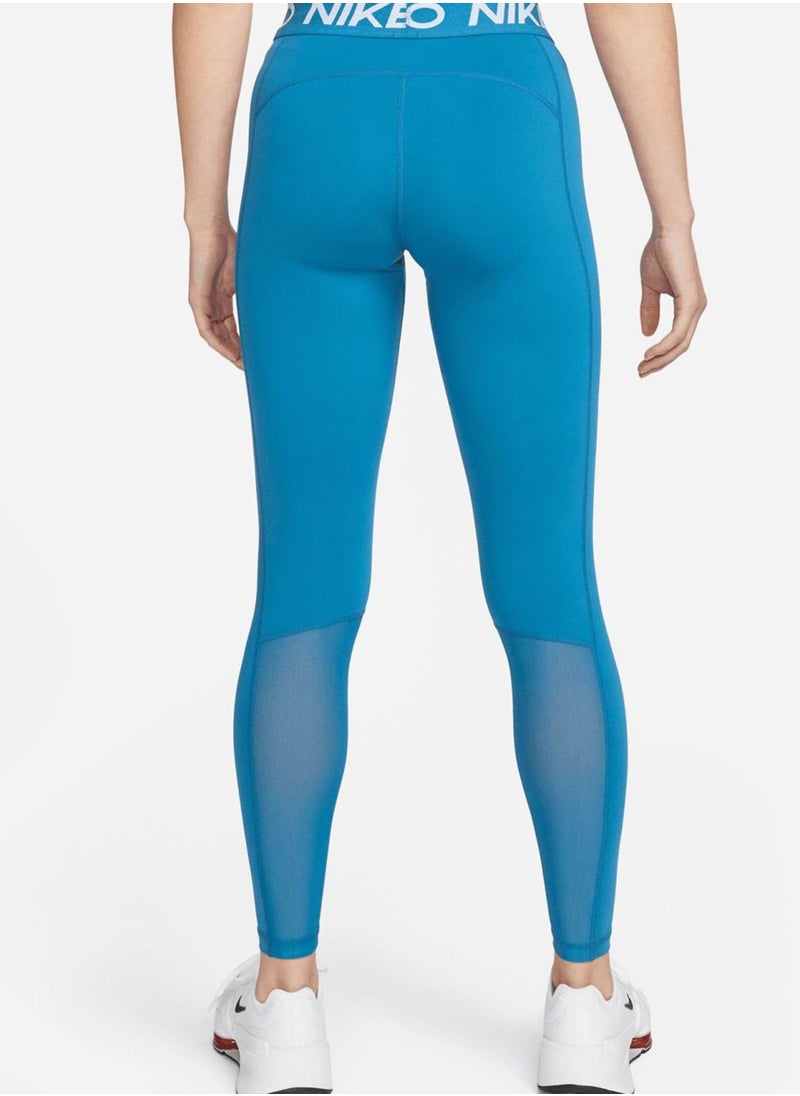 Nike - 365 Mid-Rise Mesh-Paneled Leggings - Image 1