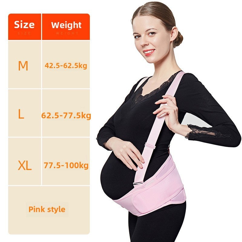 Generic Belly Belt for Pregnant Womens Belt Waist Protection for Pregnant Women Abdominal Belt for Pregnant Women Relieving Waist Acid Plastic Belt for Women Pink 