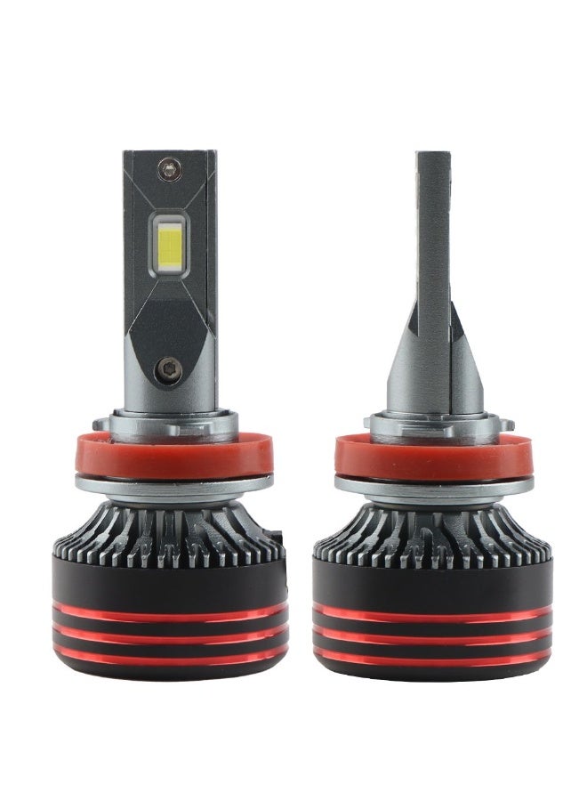 Extreme E Commerce H11 LED Headlight Bulbs, 18000LM, 6500K Cool White, 120W High Power, Fan-Cooled Conversion Kit (H11) - Image 1