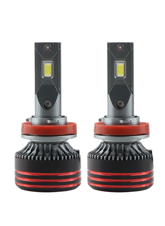 Extreme E Commerce H11 LED Headlight Bulbs, 18000LM, 6500K Cool White, 120W High Power, Fan-Cooled Conversion Kit (H11) - Image 3