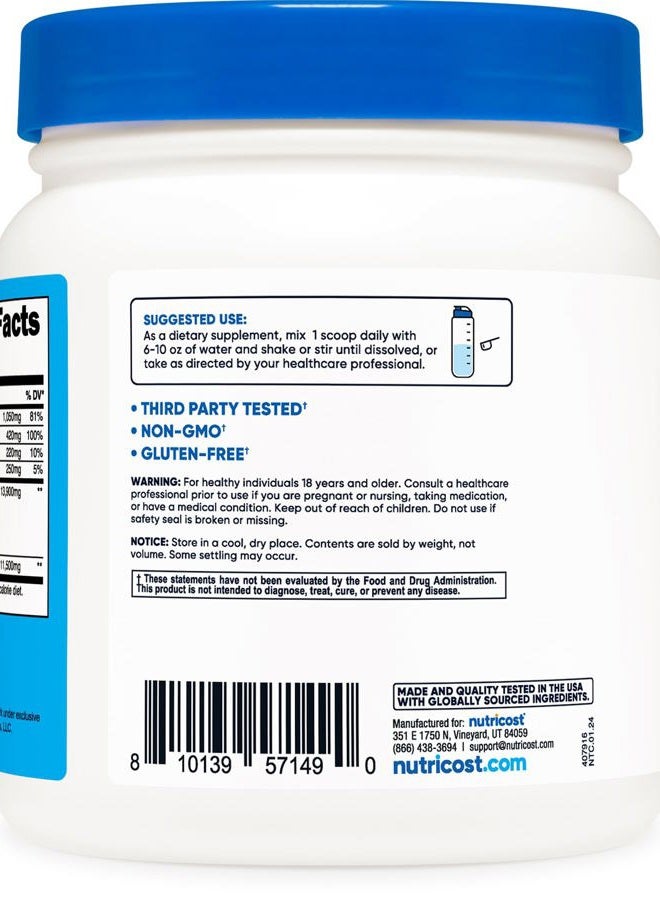 Nutricost Keto BHB Exogenous Ketones 4-in-1 (30 Servings) 12g Beta-Hydroxybutyrate (BHB) Per Serving, (Unflavored) - Ketone Salts - Image 4
