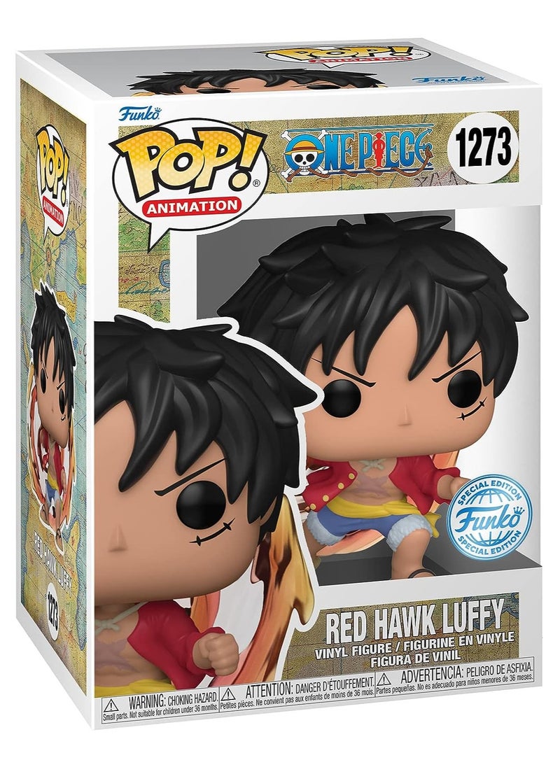 Funko Pop! Action Figures Pop! Anime : (Red Hawk) Snake-Man Luffy - Monkey  - Image 2