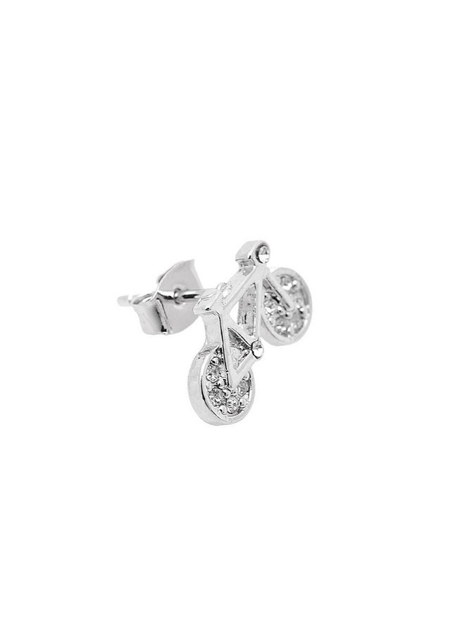 chelseachicNYC - High Gloss Old Bicycle Stud Earrings - Image 1