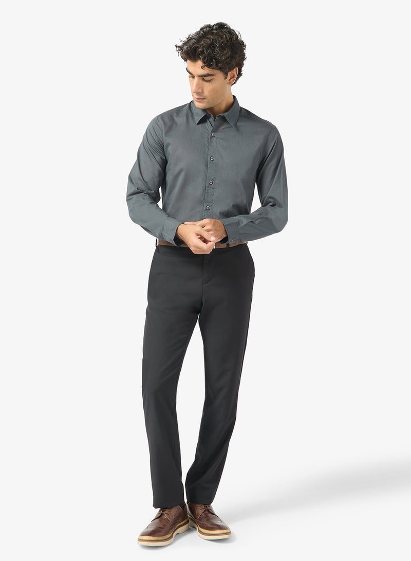 روبرت وود قميص كلاسيكي بقصة عادية - Image 4