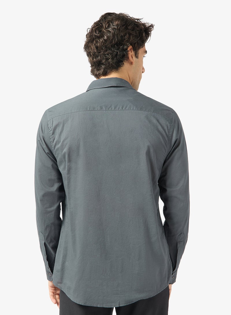 روبرت وود قميص كلاسيكي بقصة عادية - Image 2