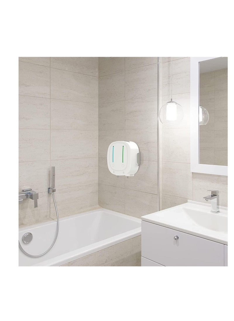 Furtey - Soap Dispenser Wall Mounted Automatic Shampoo and Shower Dispenser Double Pump 550ml Touchless Hand Soap Dispenser with Infrared Sensor 2 Adjustable Level for Home - Image 1
