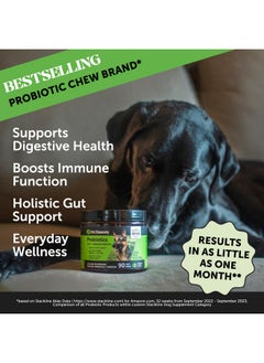 Pet Honesty Probiotics For Dogs, Dog Probiotics For Diarrhea & Bowel Support, Digestive Enzymes Promotes Gut Health, Immunity Health & Itch Relief, Prebiotics And Probiotics (Duck 90 Ct)  - Image 2