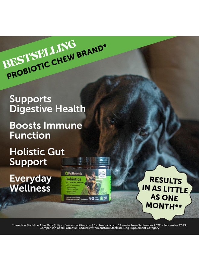 Pet Honesty Probiotics For Dogs, Dog Probiotics For Diarrhea & Bowel Support, Digestive Enzymes Promotes Gut Health, Immunity Health & Itch Relief, Prebiotics And Probiotics (Duck 90 Ct) - Image 2