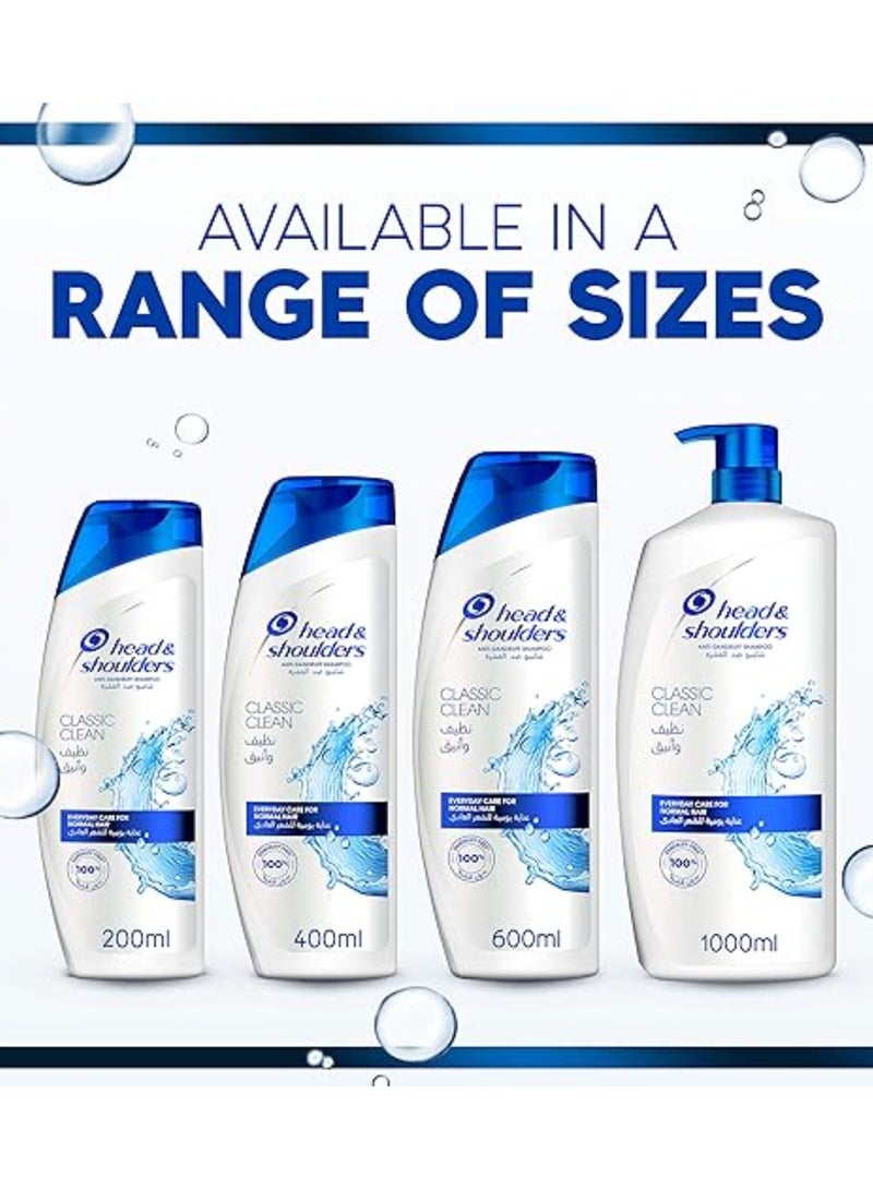 Head & Shoulders Classic Clean  Anti-Dandruff Shampoo  400ML