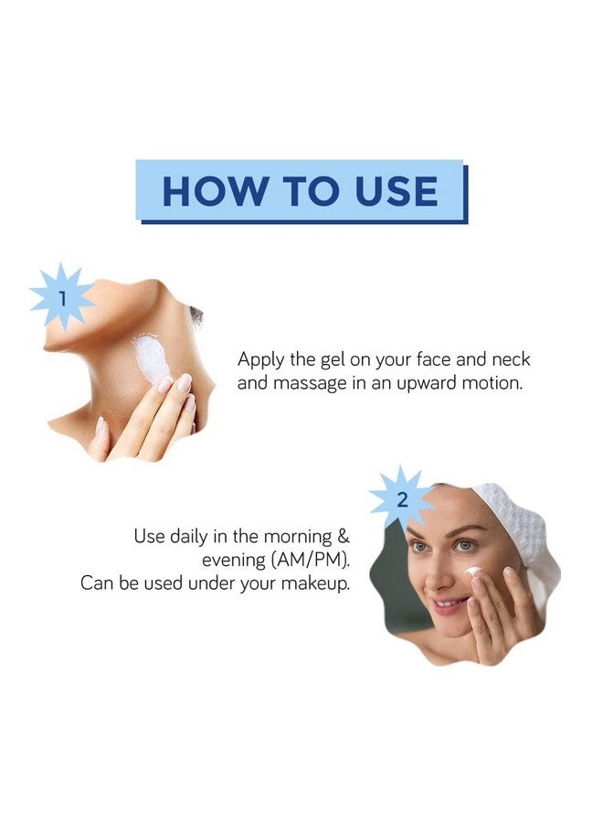  مودي جل مائي مائي خالي من الزيوت 7D Hydro Burst مرطب للوجه مع سيراميد حمض الهيالورونيك والببتيدات لترطيب لمدة 100 ساعة | كريم إصلاح حاجز البشرة لجميع أنواع البشرة | للرجال والنساء 50 مل - Image 2