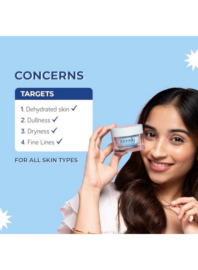  مودي جل مائي مائي خالي من الزيوت 7D Hydro Burst مرطب للوجه مع سيراميد حمض الهيالورونيك والببتيدات لترطيب لمدة 100 ساعة | كريم إصلاح حاجز البشرة لجميع أنواع البشرة | للرجال والنساء 50 مل - Image 5