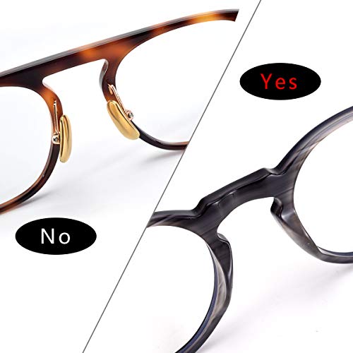 SMARTTOP Adhesive Nose Pad, 20 Pairs Eyeglass Nose Pads Stick On Silicone Anti-Slip for Glasses Sunglasses Thin Nose Pads Eyeglasses (10-Black & 10-Clear) - Image 5