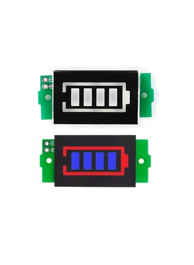 2Pcs 1S To 8S 3.7V Lithium Battery Capacity Indicator Module Blue Display Board - Image 1