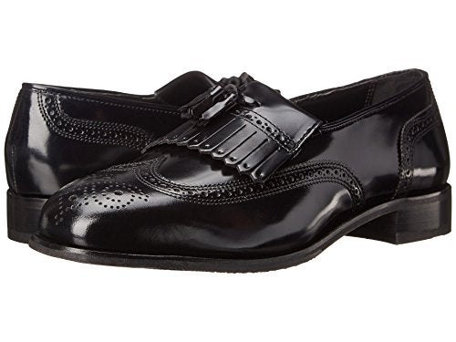 Florsheim Lexington Wingtip Tassel Slip-On Black 9 3E - Image 2