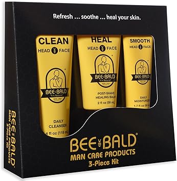 Bee Bald مجموعة العناية بالبشرة اليومية Bee Bald المكونة من 3 قطع - Image 2