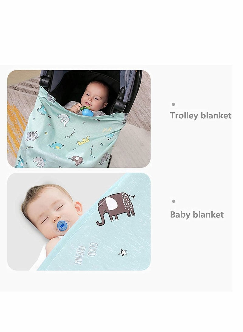 Excefore Cotton Nursing Cover, Large Breastfeeding Cover, 360° Coverage, Chemical-Free - Image 2