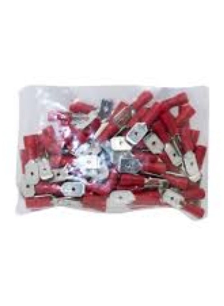 KNP KNP Insulated Electrical Terminals - Pack of 100 (MDD 1.25-250)  Ensure secure and reliable electrical connections with this pack of 100 insulated electrical terminals, model MDD 1.25-250.  - Image 3