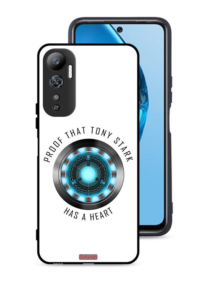 Tolwak Infinix Hot 20 4G Protective Case Cover Proof That Tony Stark Has A Heart - Image 1