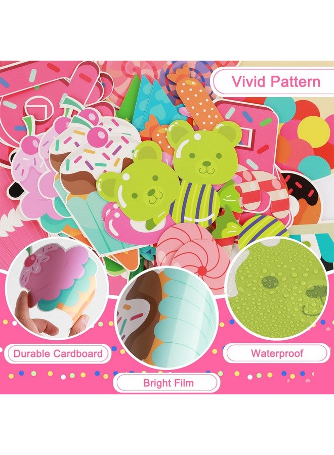 Lionergy Classroom Candy Bulletin Board Decoration Set Sweet Candyland Cutouts Ice Cream Party Decorations Wall Door Decor For Kindergarten Preschool Elementary Middle School - It Will Be A Sweet Year - Image 3