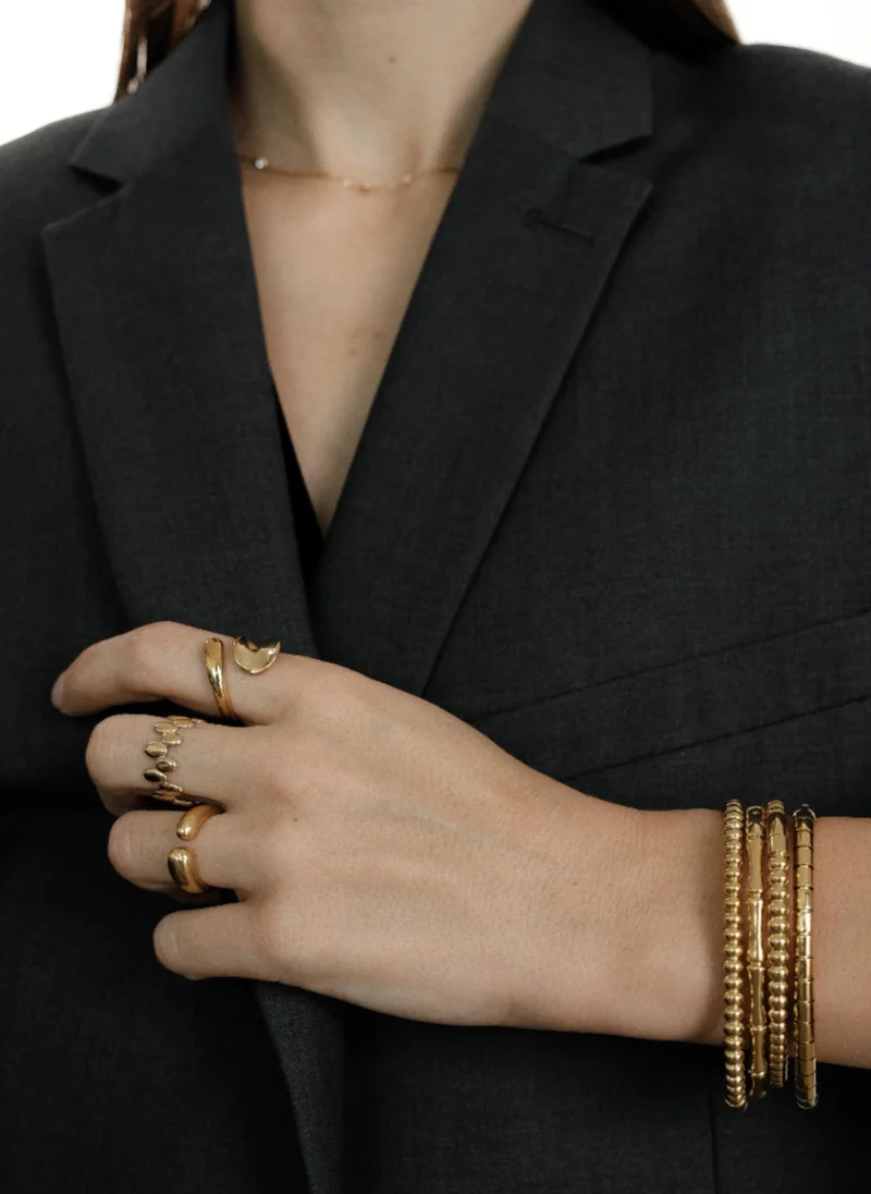AMIE Dubai  Bracelet mono gold w/square details GILTY for Women | Best Price UAE