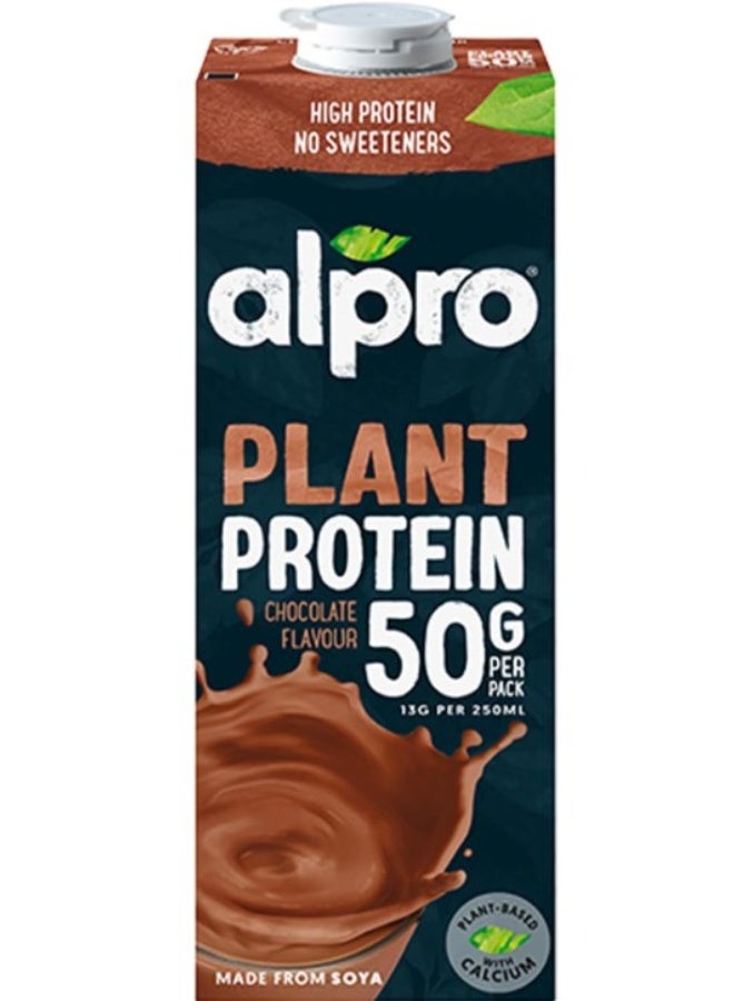 Alpro Soya High in Proteins Chocolate Drink, 100% Plant-Based, Lactose Free - 1L - Image 2